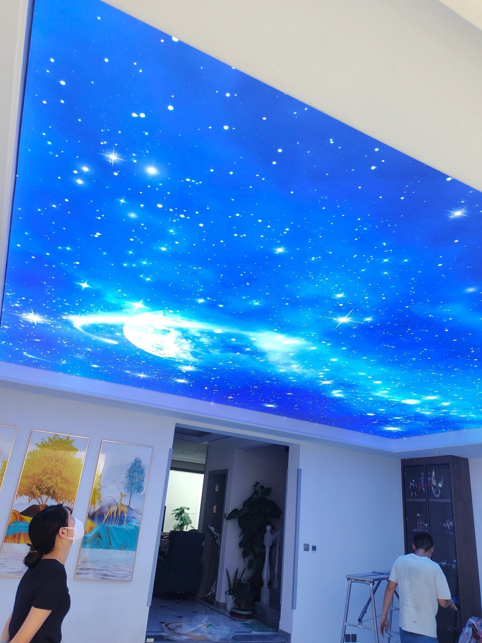 来看看这样的软膜天花吊顶,你喜欢吗?