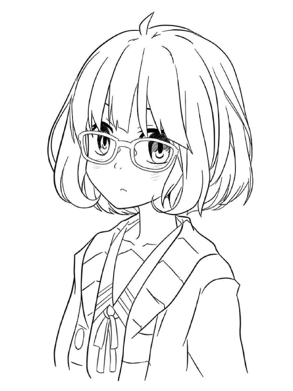 1000张动漫人物线稿素材可打包带走 #记录我的板绘# #板绘# #插画