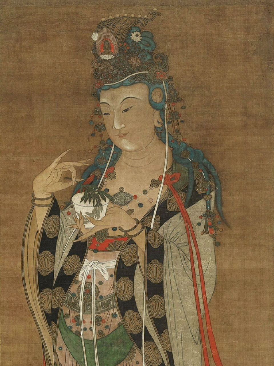 宋|观音大士轴 台北故宫藏 #宋画# #人物画# #观音