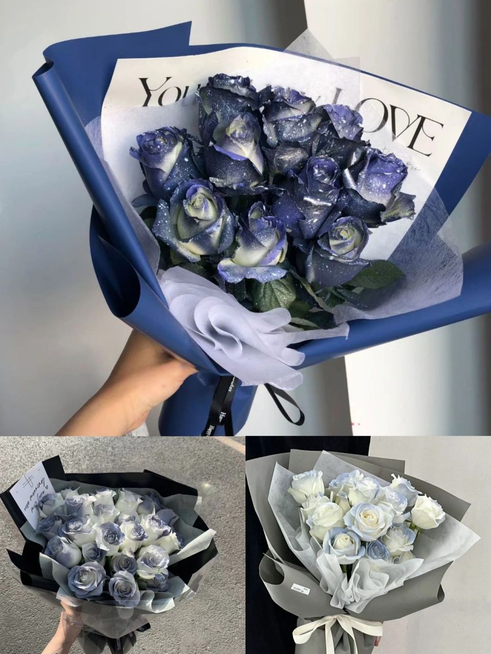 三款适合送给男朋友的花束 泰晤士河 花材:森色骄傲玫瑰16支加如图