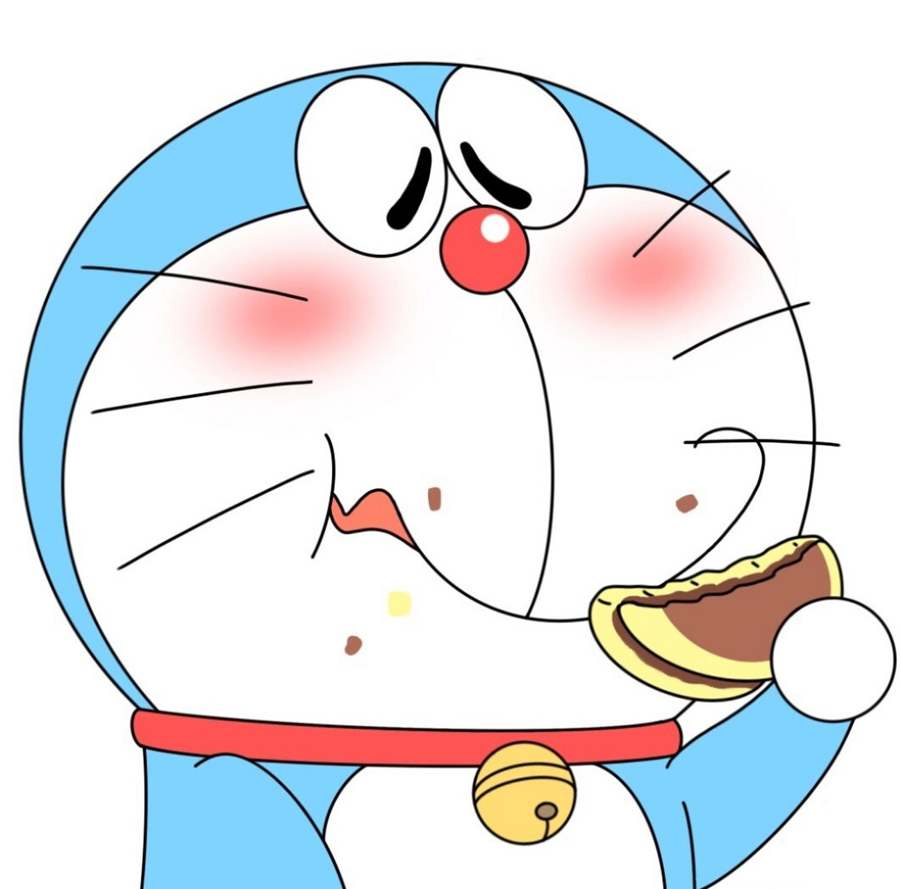 蓝胖纸你不能再吃啦!小头像 原来蓝胖纸是个可爱滴小吃货呀!