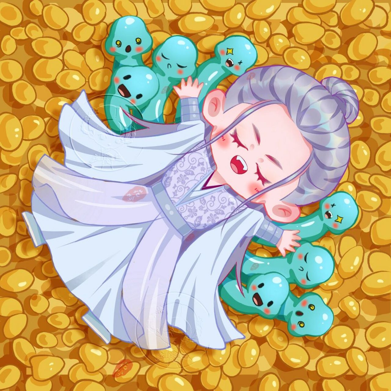 相柳暴富壁纸来啦～ #相柳# #檀健次相柳# #长相思相柳# #壁纸# #暴富