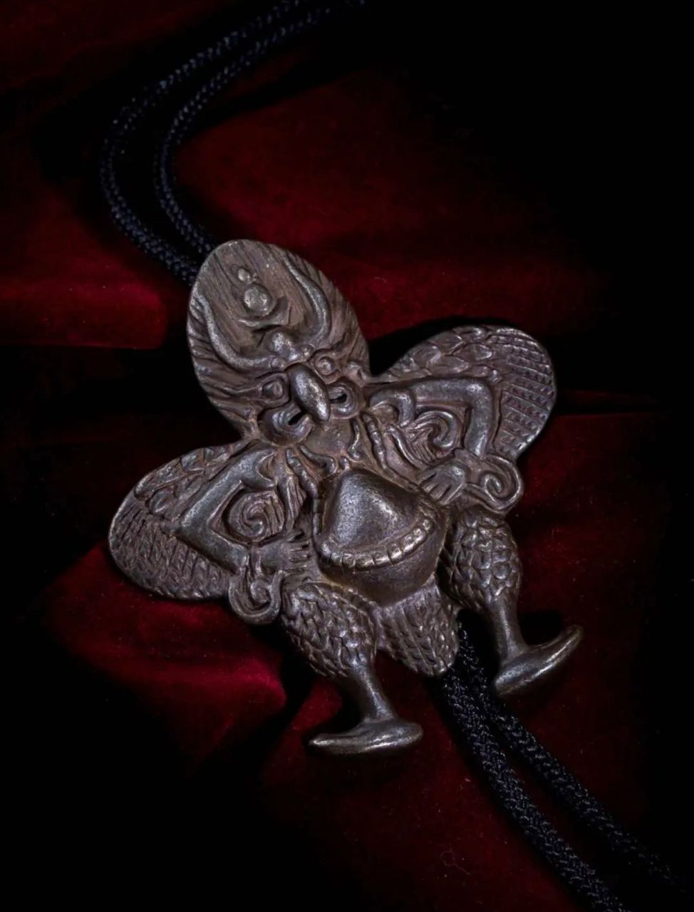 藏传精品清代老天铁大鹏鸟