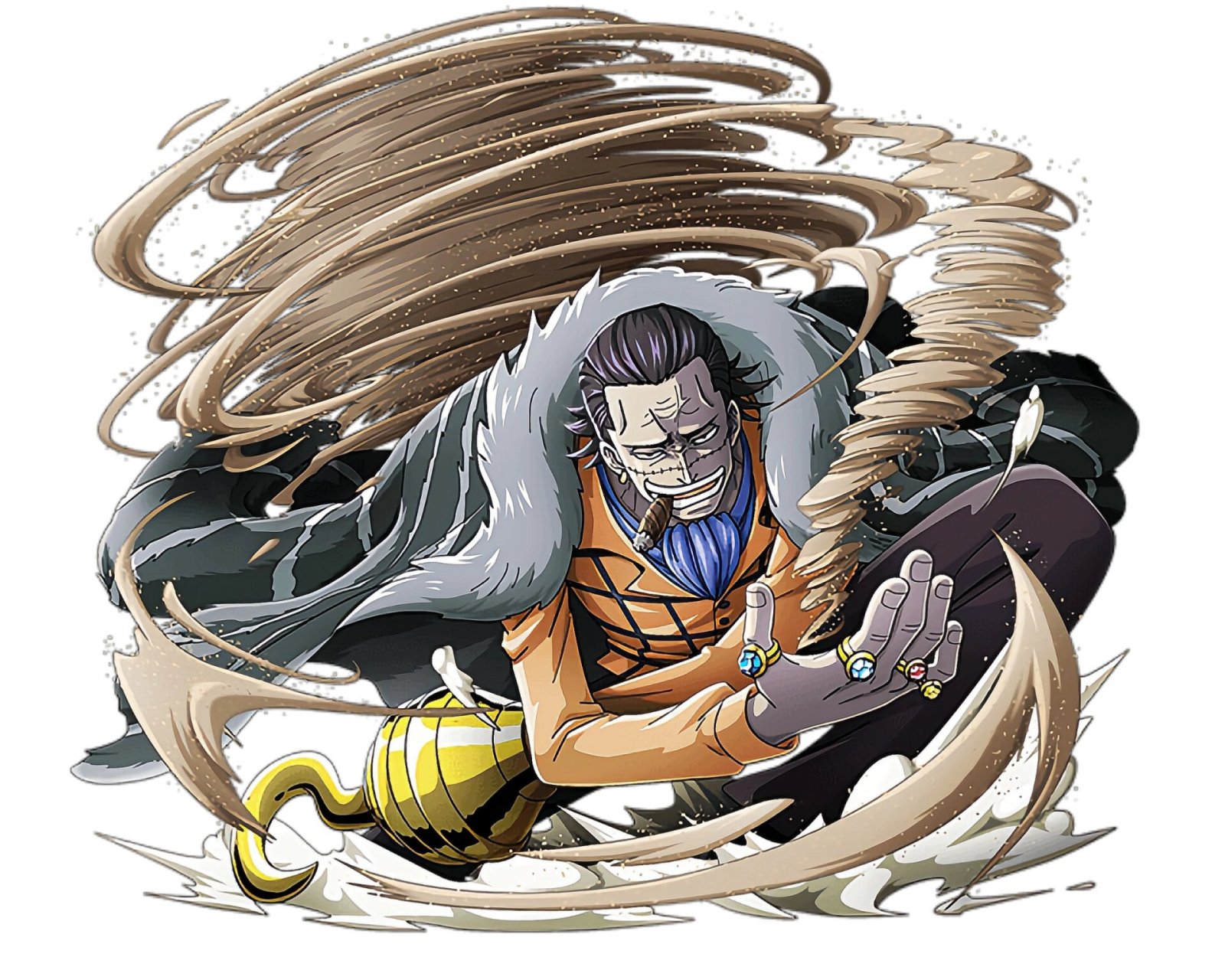 海贼王人物篇135"沙漠之王"沙·克洛克达尔 7215所属组织:十字