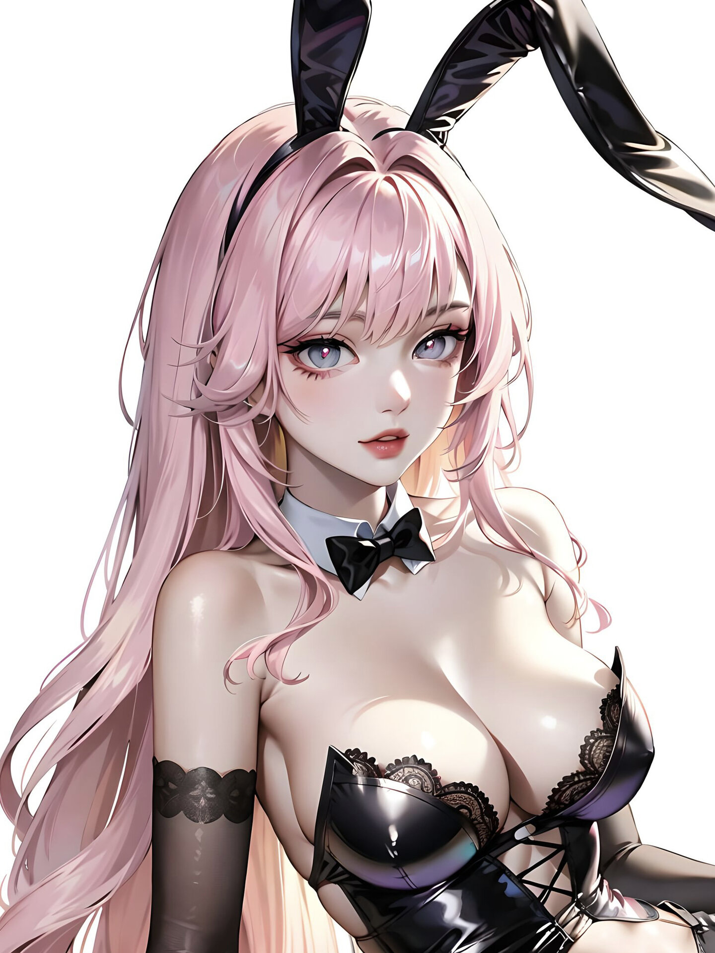 ai粉毛 兔女郎 #ai绘画# #兔女郎# #壁纸# #ai# #ai插画# #粉色系