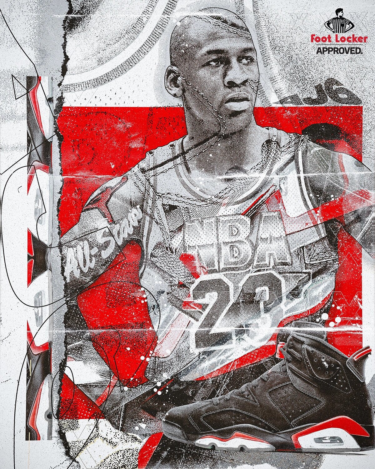 nba百大球星系列,第六弹飞人乔丹海报分享