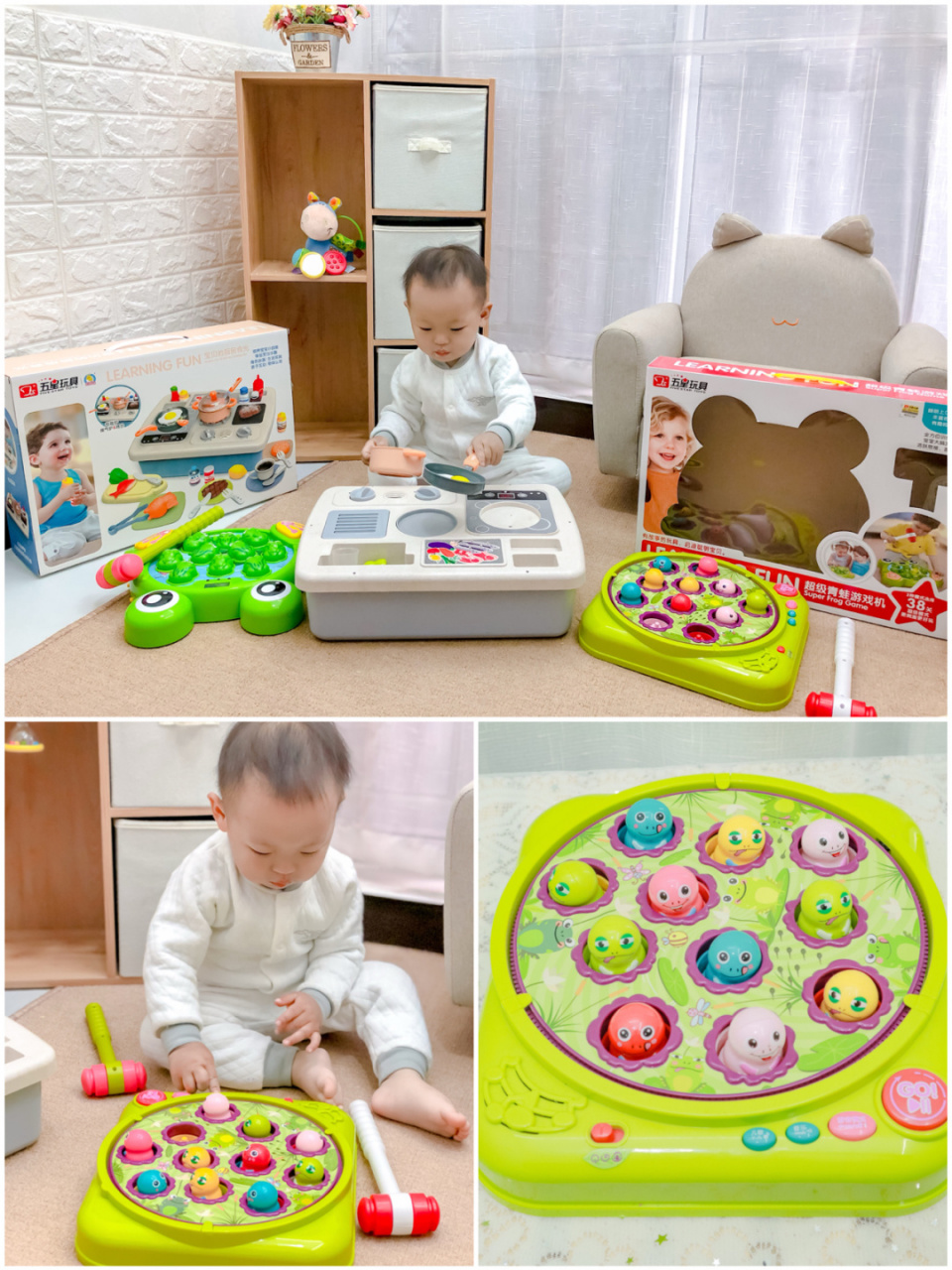 作为家里受宠的小宝贝9899,玩具真的是堆积如山.