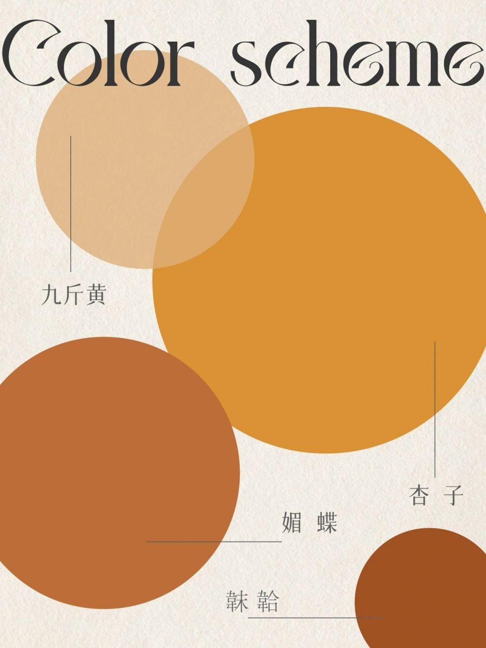 配色分享 | 土黄色的魅力,也是秋天的色彩