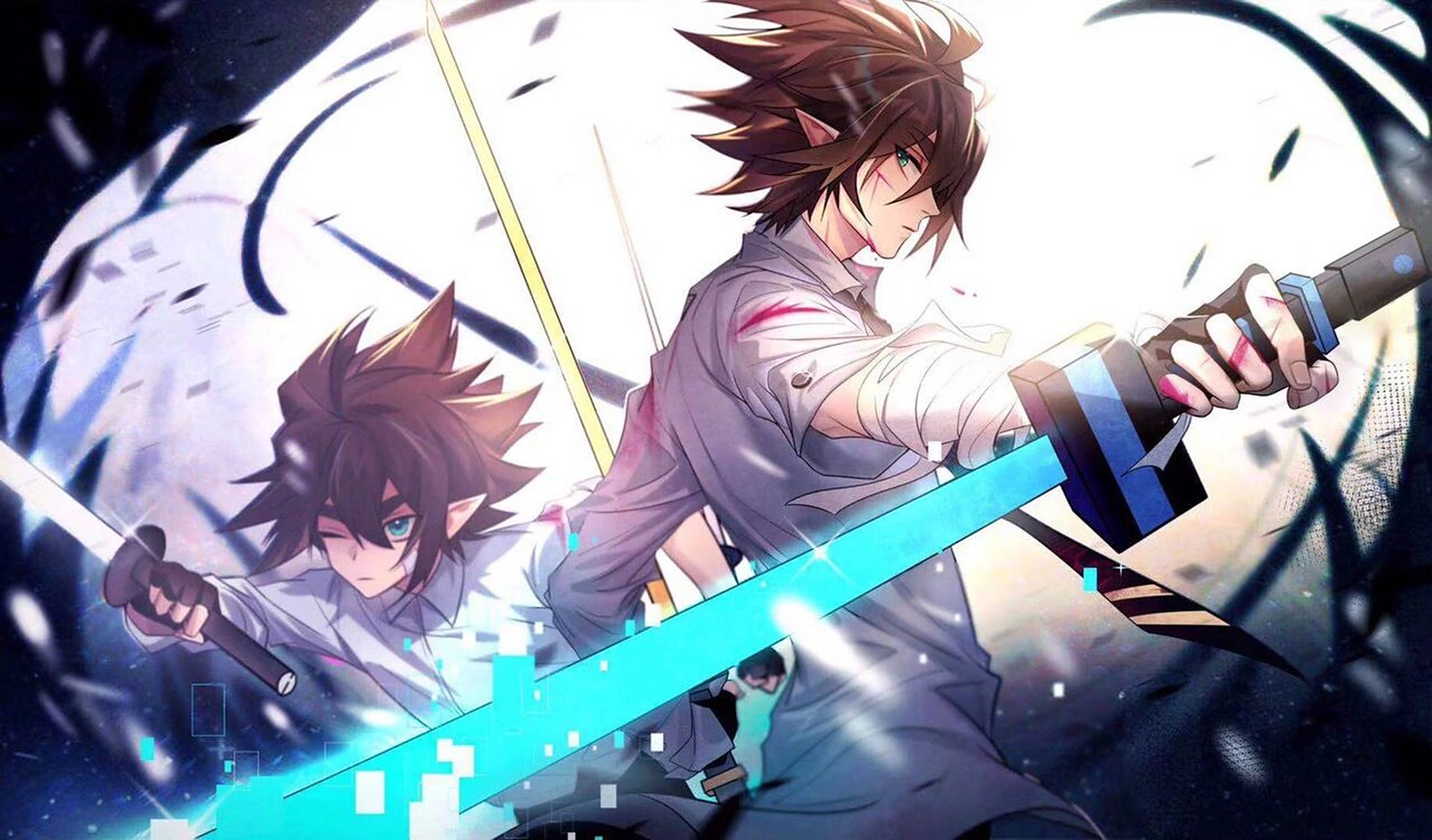 凹凸世界壁纸  安迷修 抱图说一声哈