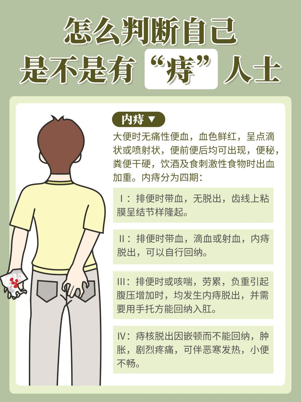 判断自己有没有痔疮95999599看这里 俗话说"十男九痔,十女十