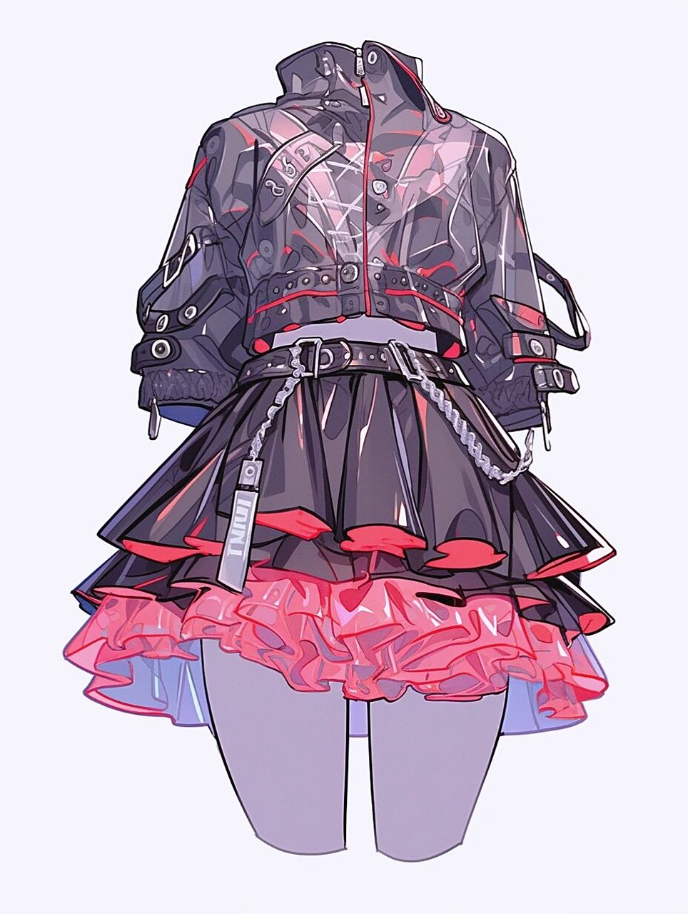 服装设计/打歌服/出道成为偶像吧🎤  idol 打歌服,mijourney设计