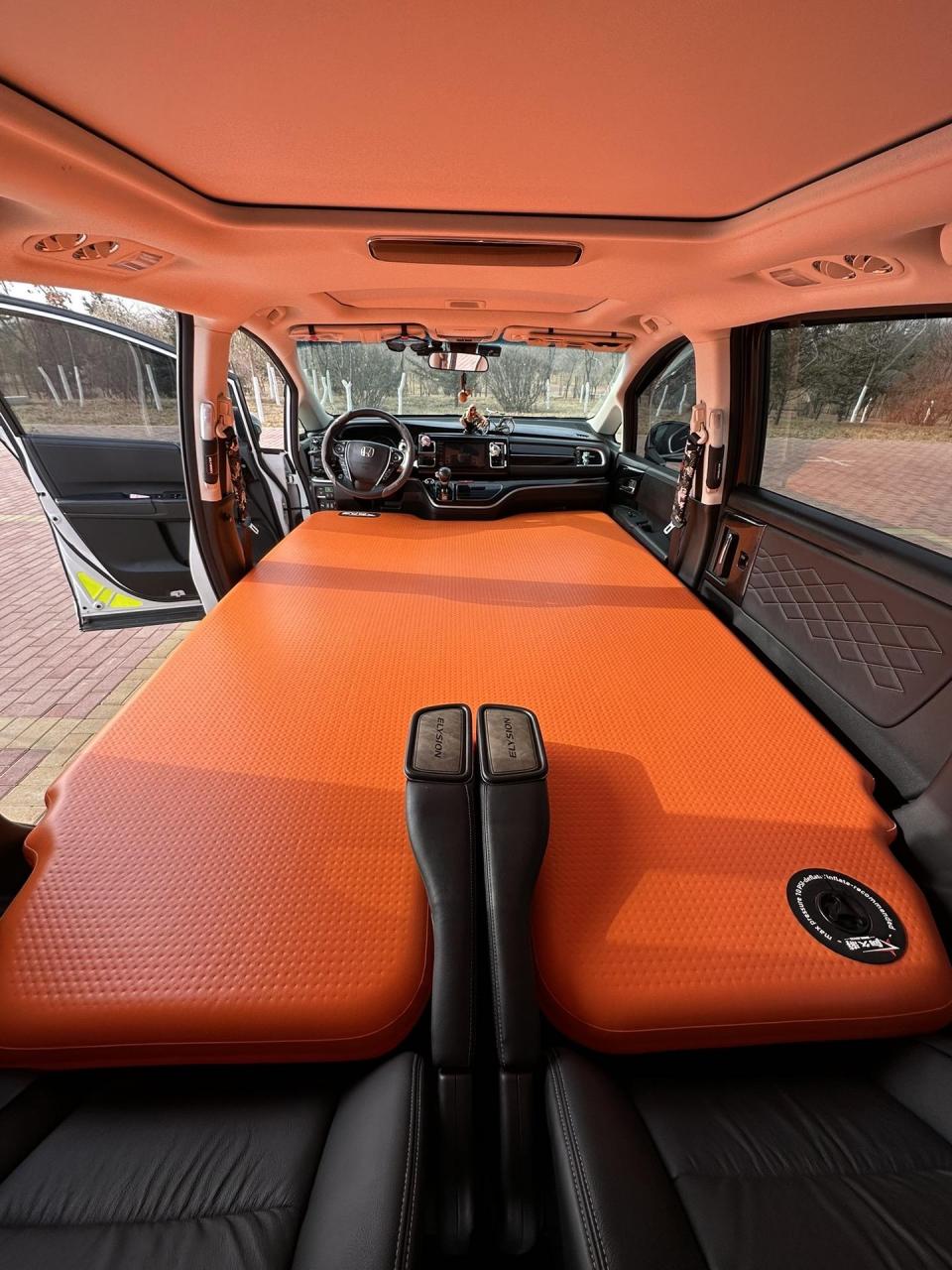 艾力绅的单人床双人床大模式.无损床车方案,嘎嘎硬,好收纳!