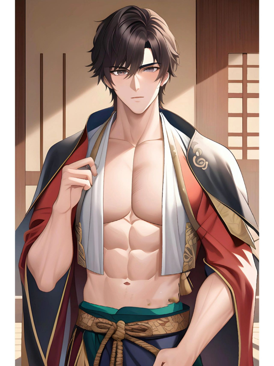 ai插画☆古风帅哥