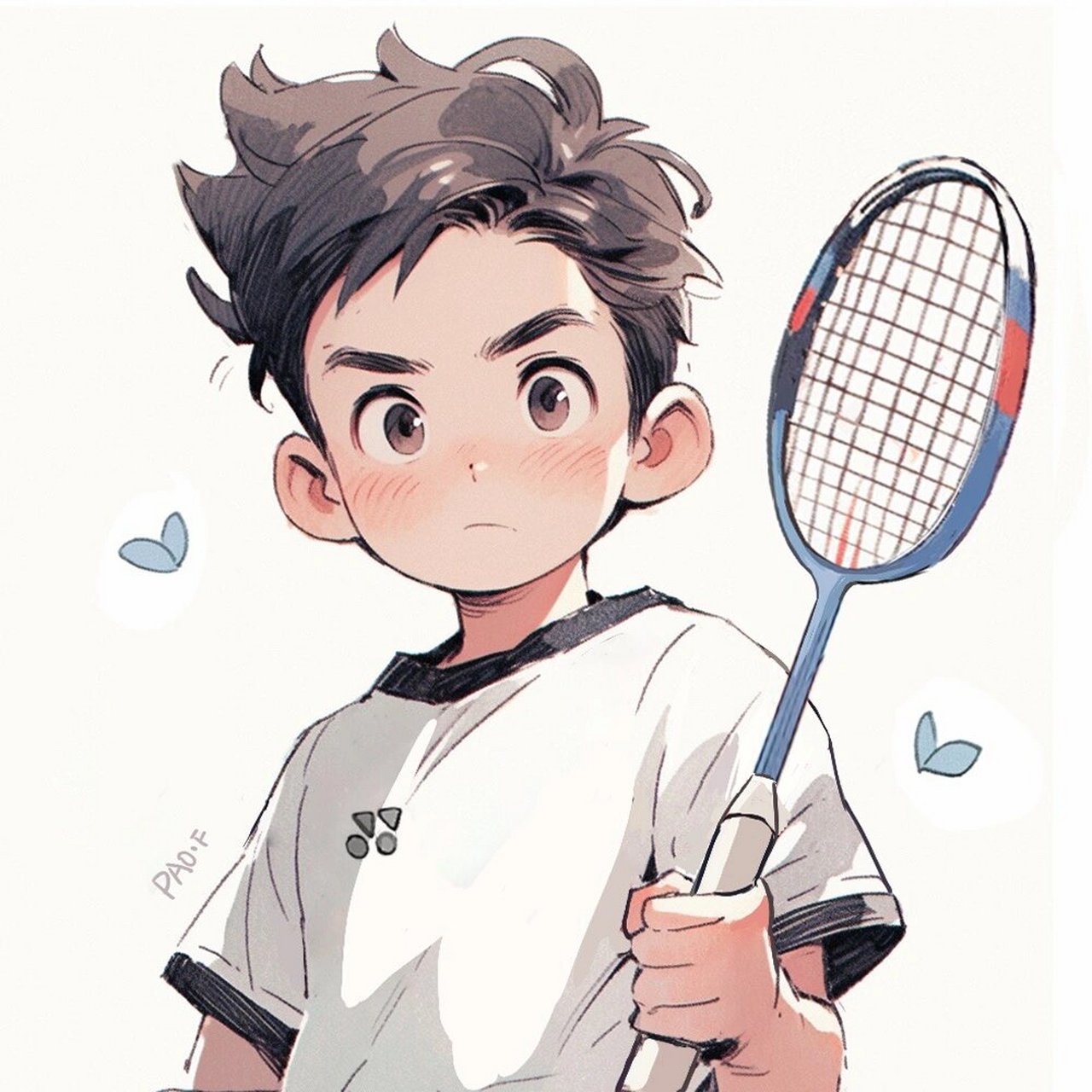 羽毛球小头像 看到一些俱乐部报名会显示头像, 摸了两个羽毛球小头像