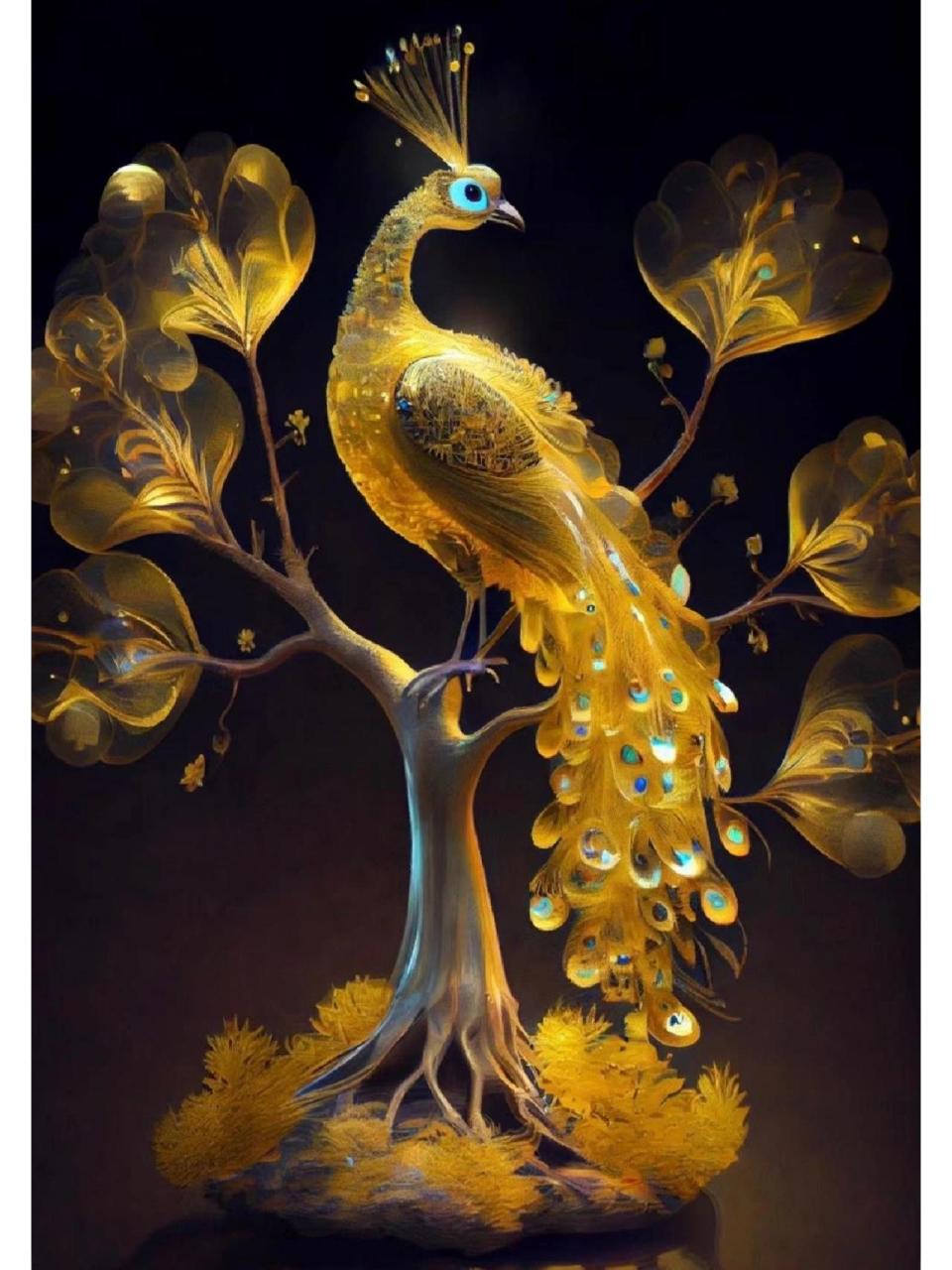 9种不同颜色的孔雀,象征着美丽,高贵 #萌宠# #动物