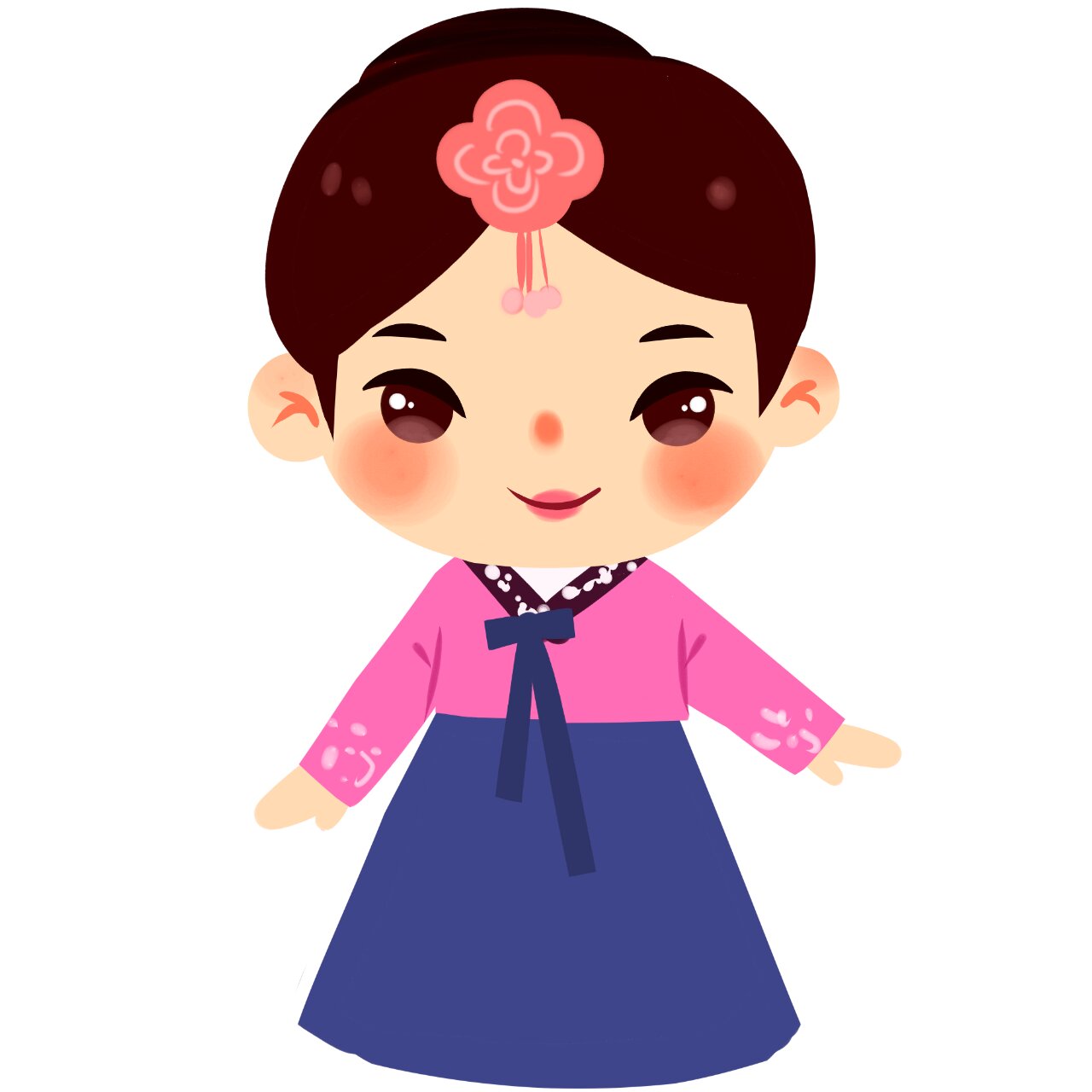 56个民族特色服装素材q版少数民族免扣素材 速来围观,今天分享的是