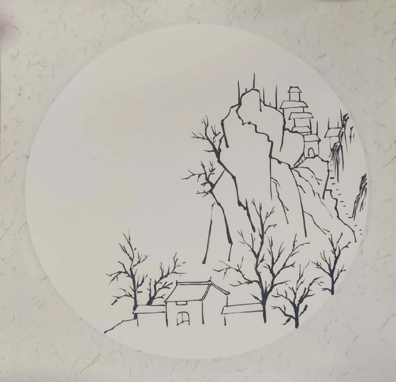 国画小白初学-山水(含步骤图