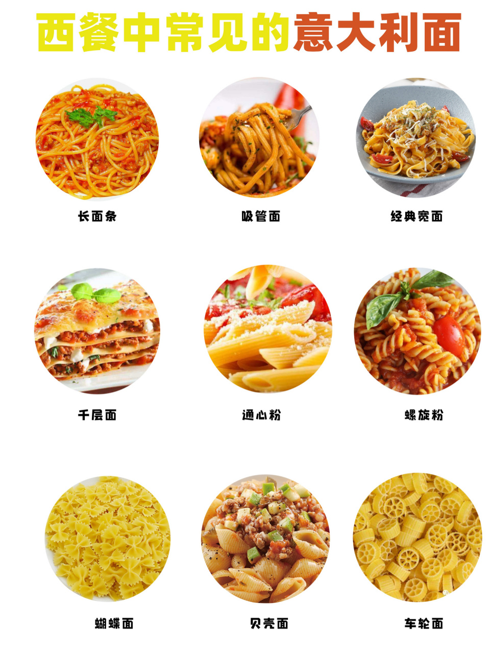 91长面条: 这是最为国人熟知的传统意大利面,也是最传统的面条