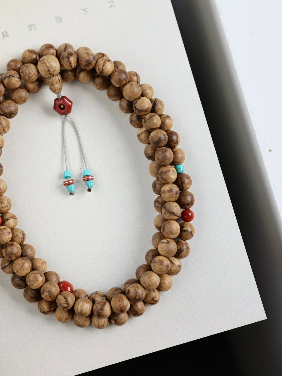 文玩人的夏天就是如此多姿多彩 老挝沉香"8mm*108颗手链" 惠安系,油脂