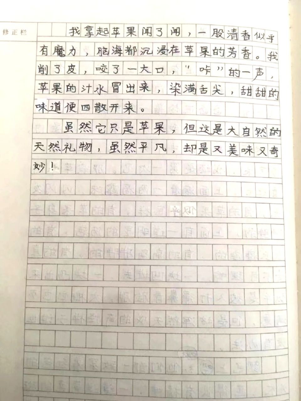 寒假日记作文6—苹果
