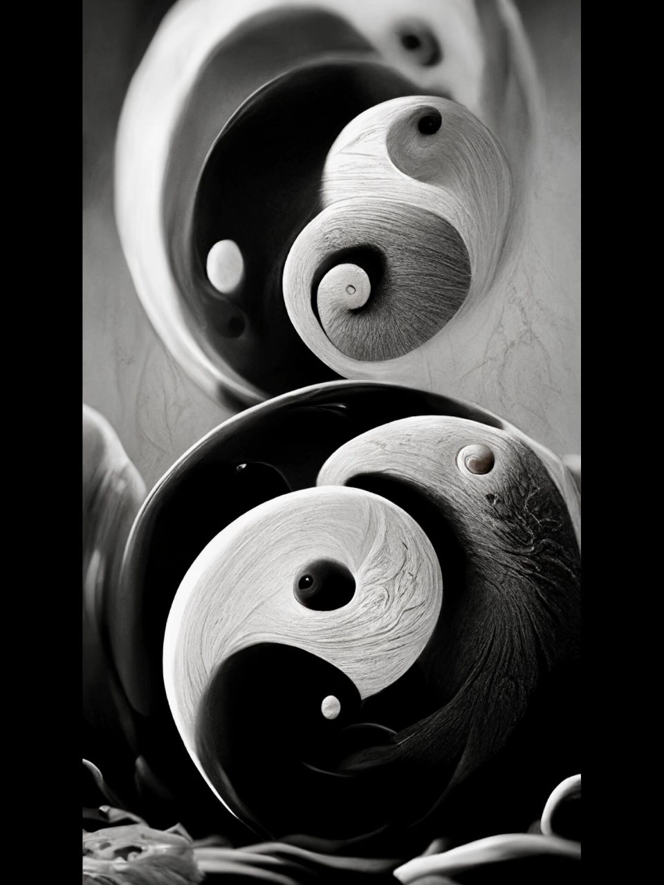 阴阳两极-太极八卦阵  ai绘画素材 新技能get√    ai绘画 经过一小段