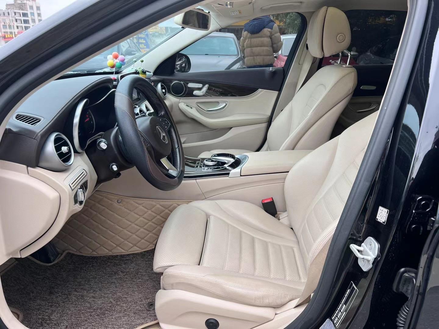 0t奔驰c200l立标顶配 车况无敌极品 一键启动 双电动座椅 座椅加热 双