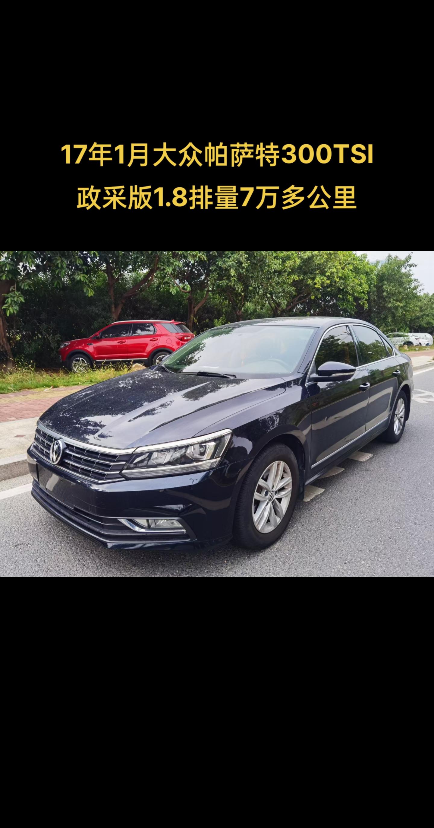 17年1月上牌,大众帕萨特300tsl政采版,1