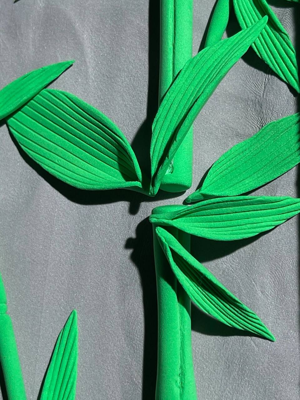 超轻粘土|花中四君子之四  97竹  清雅脱 粘土格格巫0169♀15