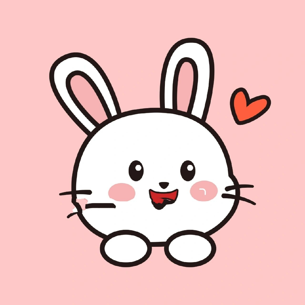 小白兔头像分享 生肖兔子 卡通兔子 苗小仙原创设计 已有版权 商用