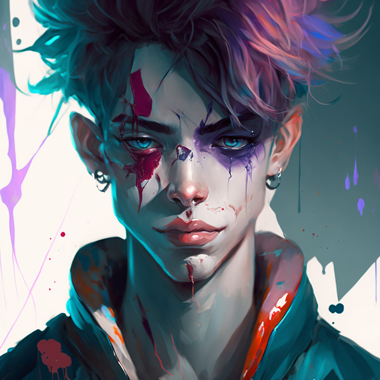 帅爆的小丑头像来了,取图后台滴滴我.