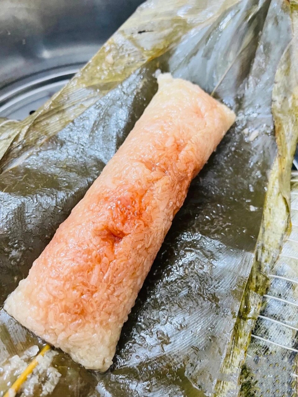 广西红蓝粽～超级好吃 端午节将至～来点广西粽子吃吃吧,现做现卖