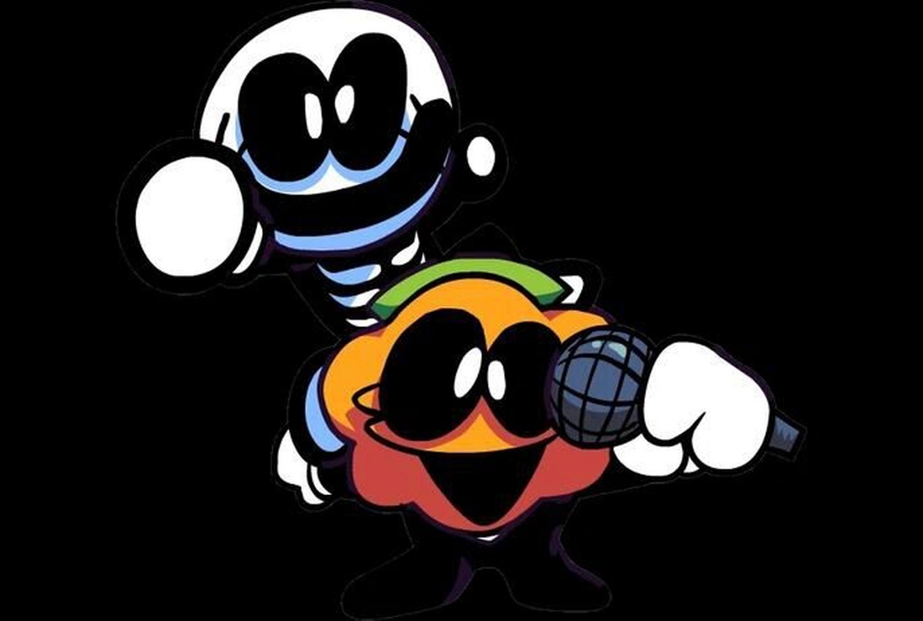 fnf人物介绍25 skid and pump 别名 孩子们 失败者,怪人,笨蛋 鲜肉(by