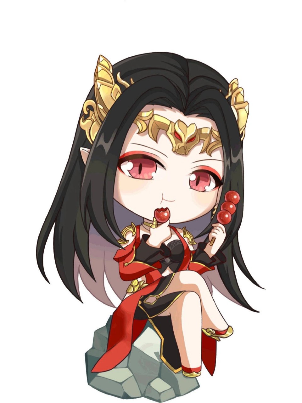 美杜莎女王新版q版互动表情包 #斗破苍穹# #斗破苍穹美杜莎# #斗破