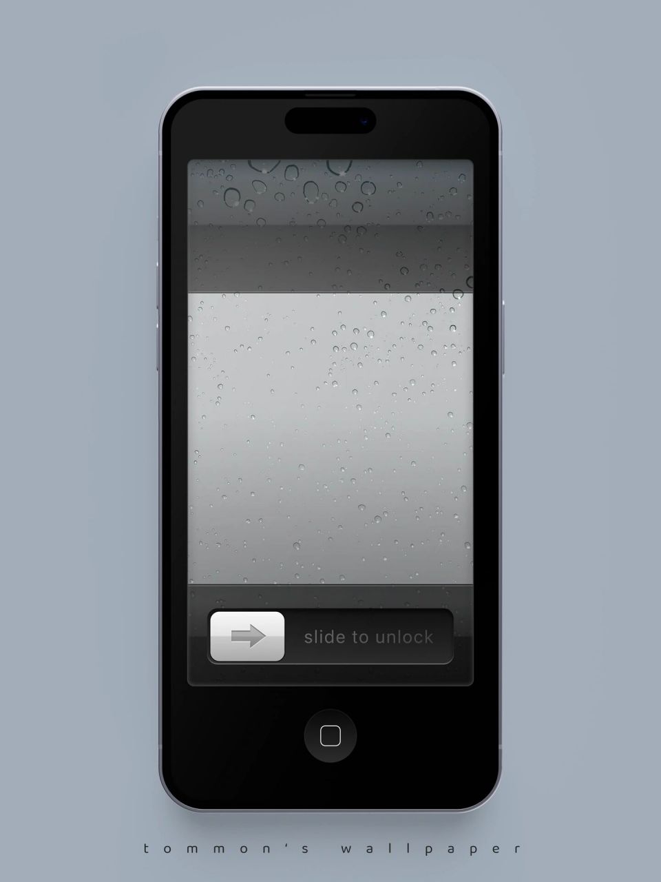 创意壁纸分享·iphone4锁屏壁纸 快把你的刘海藏起来