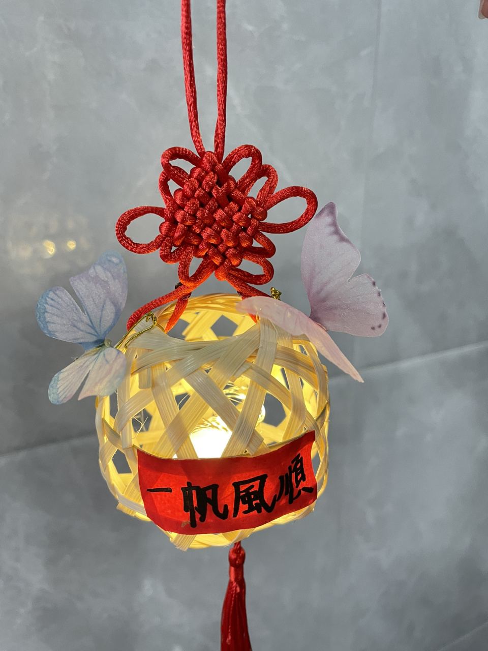 潮汕竹编蝴蝶款小灯笼 原创首作 拒绝大众款7515做不一样的款式