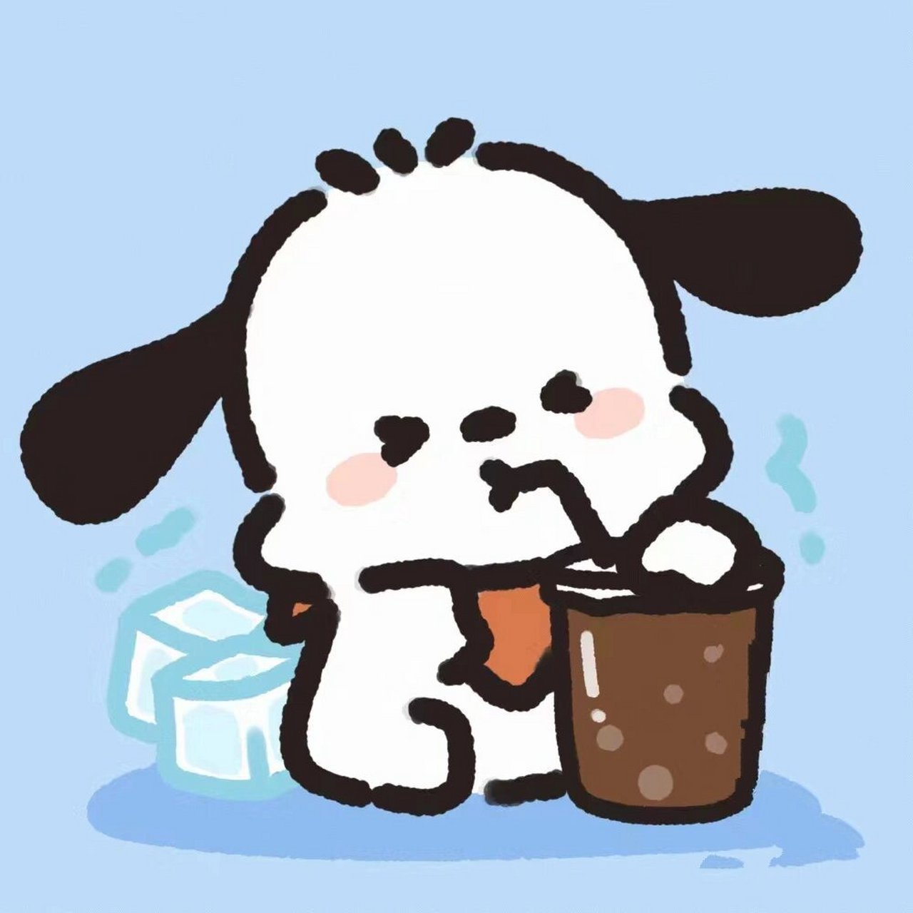 帕恰狗头像 ,原创在图片上