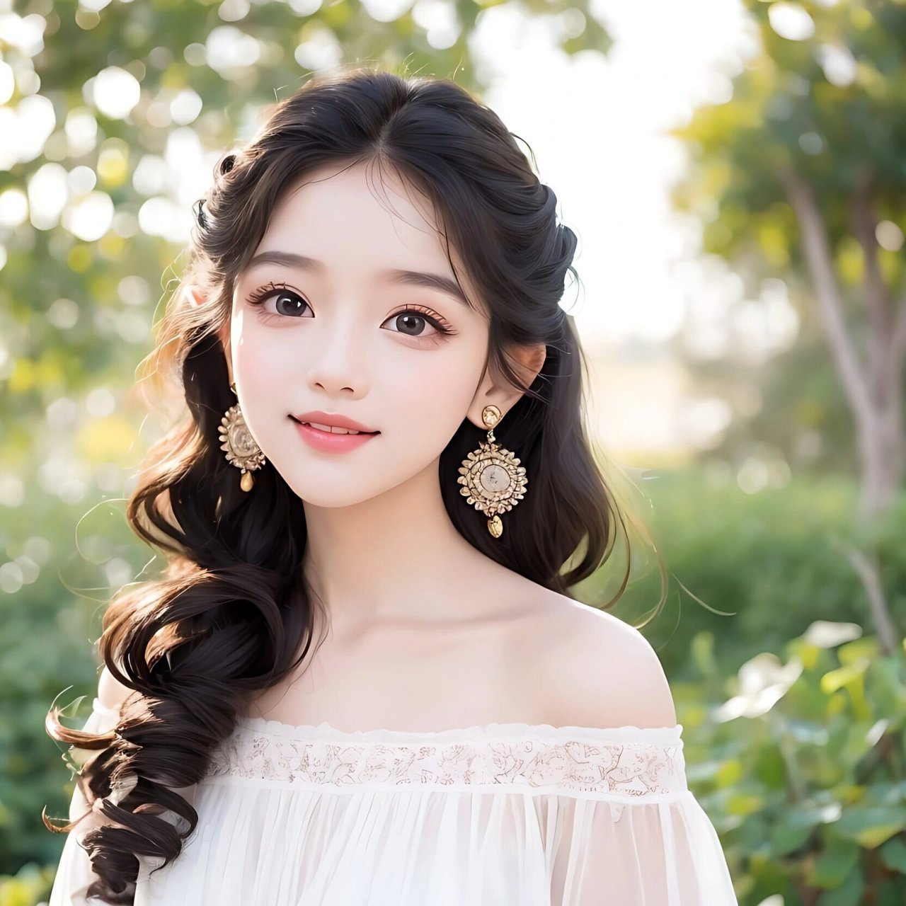 女生头像!卷发女孩!