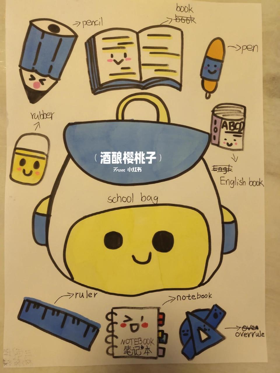 书包简笔画简单漂亮可临摹 书包简笔画简单漂亮可临摹