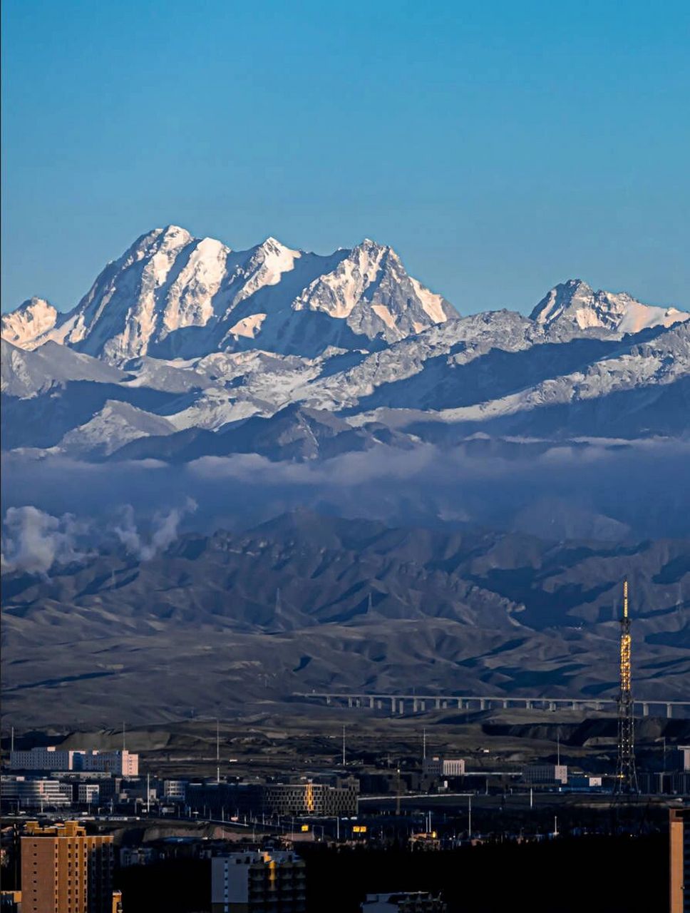 天山博格达峰自然带图片