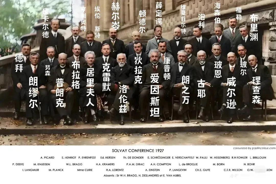 1927年,第五届索尔维会议,在比利时布鲁塞尔召开
