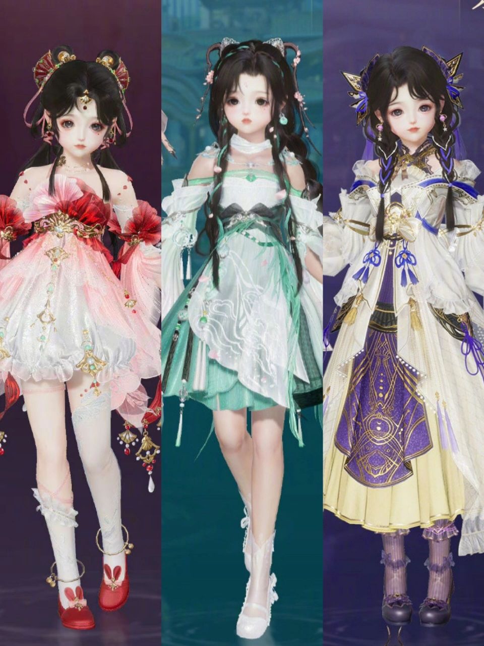 【完胜组】萝莉玩家看剑三濯心套新校服 看完全门派的新校服,心情有点