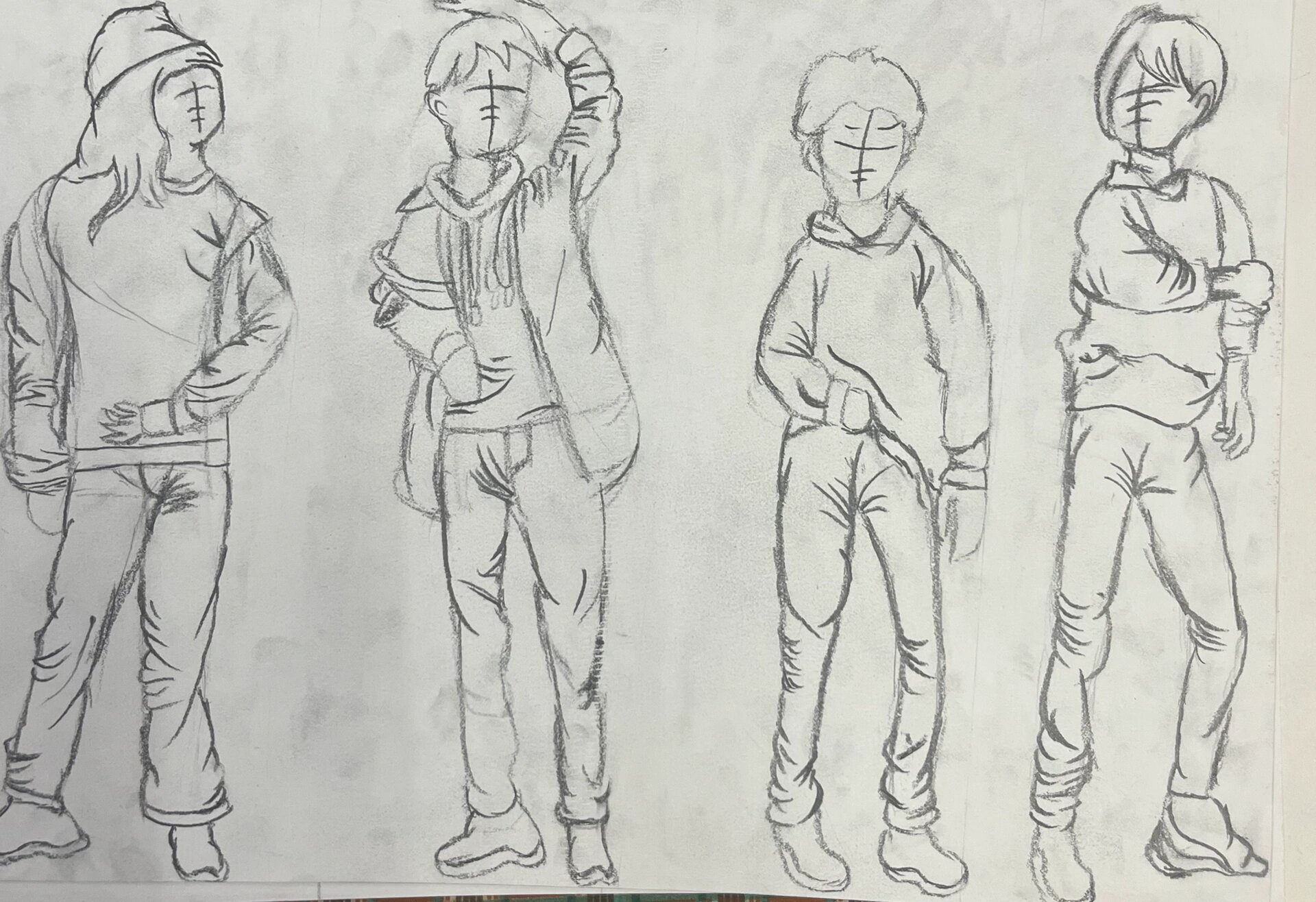 中国美术学院考级速写7级分享!