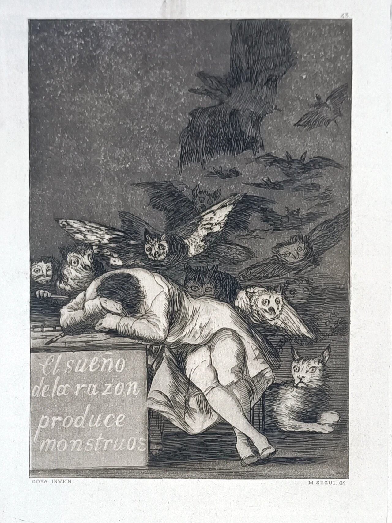 版画欣赏‖西班牙大师 戈雅 ··· 一系列制作十分精良的蚀刻铜版画