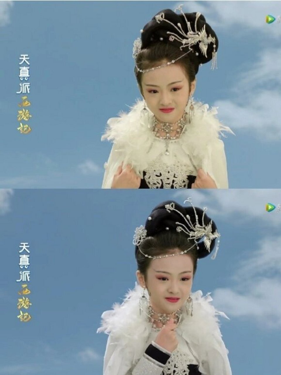 天真派西游记这个演白骨夫人的小朋友好灵气 演技真好
