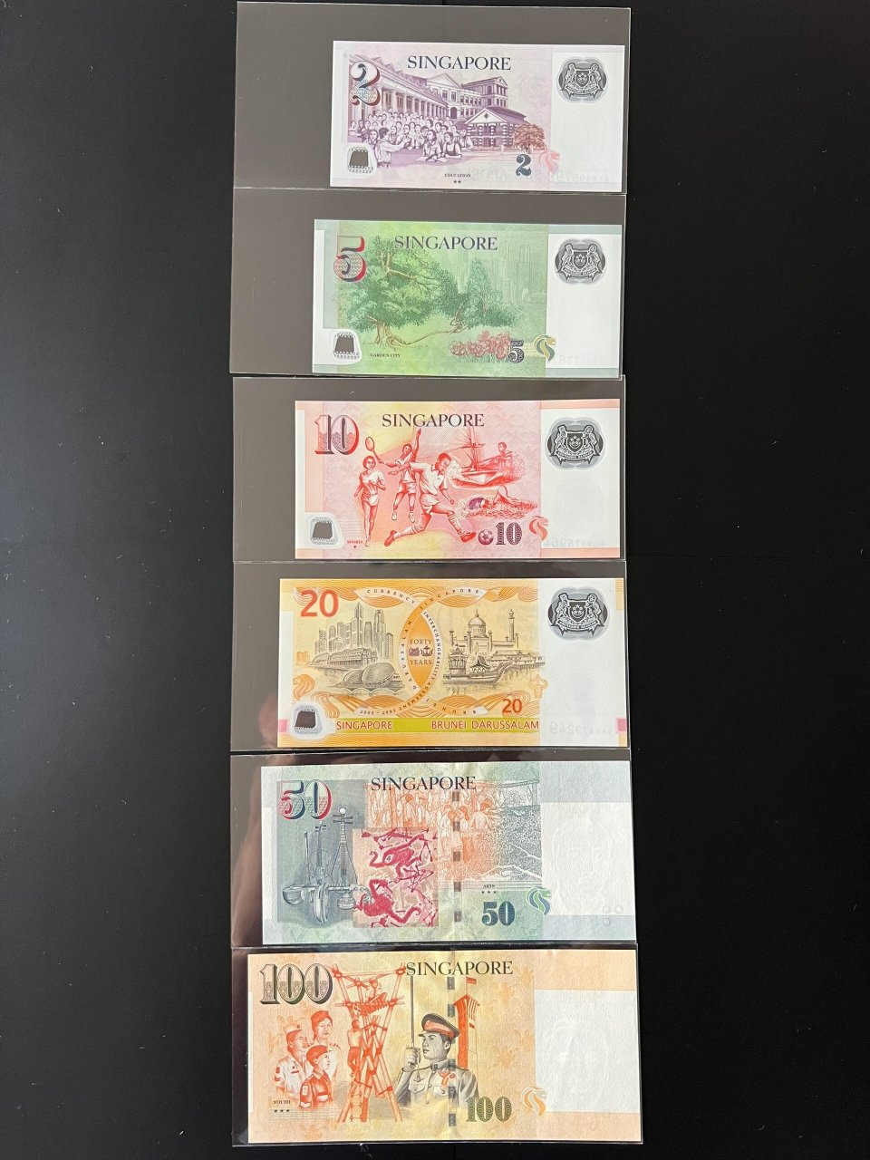 新加坡🇸🇬新加坡元 新加坡纸币