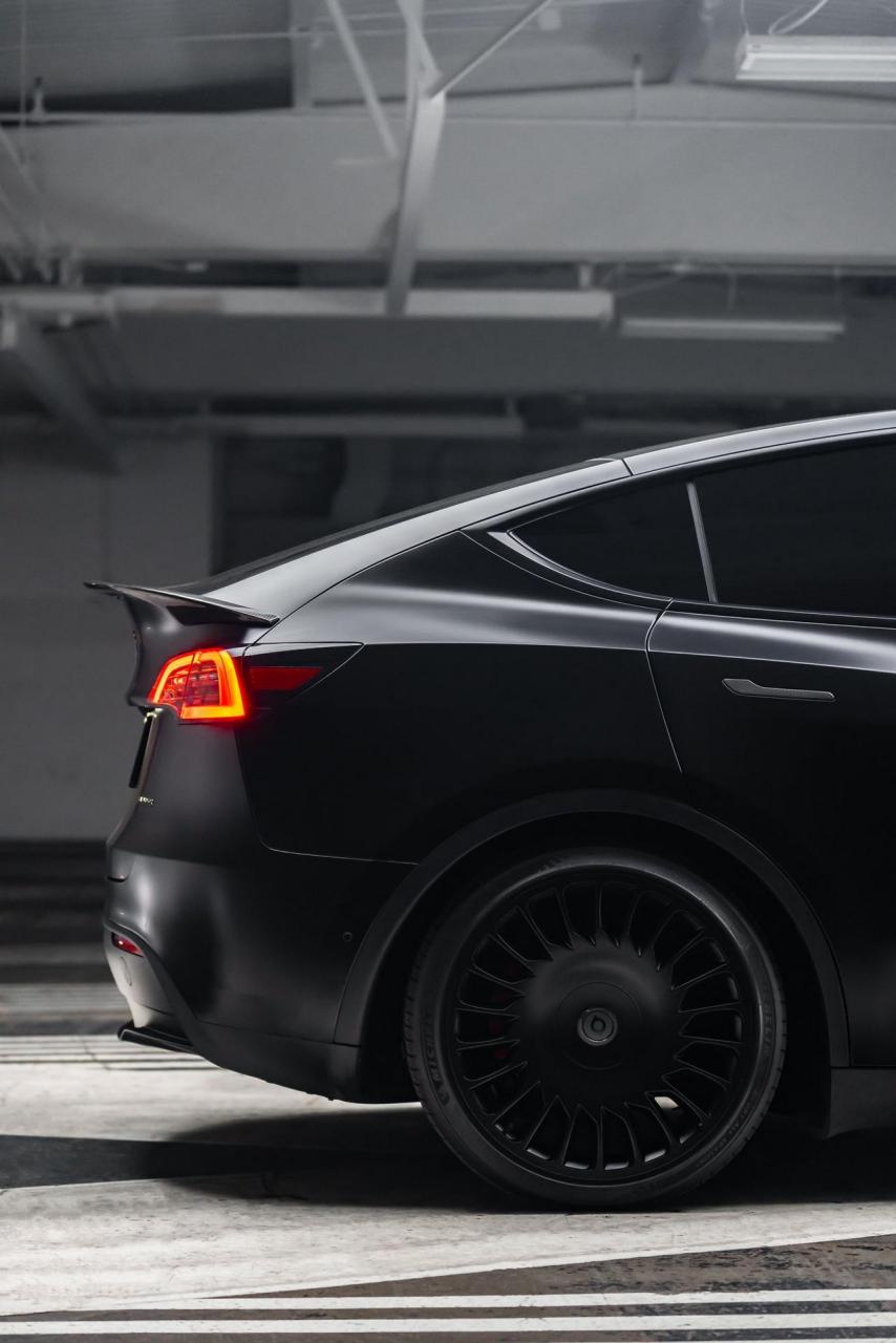 黑武士版特斯拉model y 确实帅【来自懂车帝车友圈】