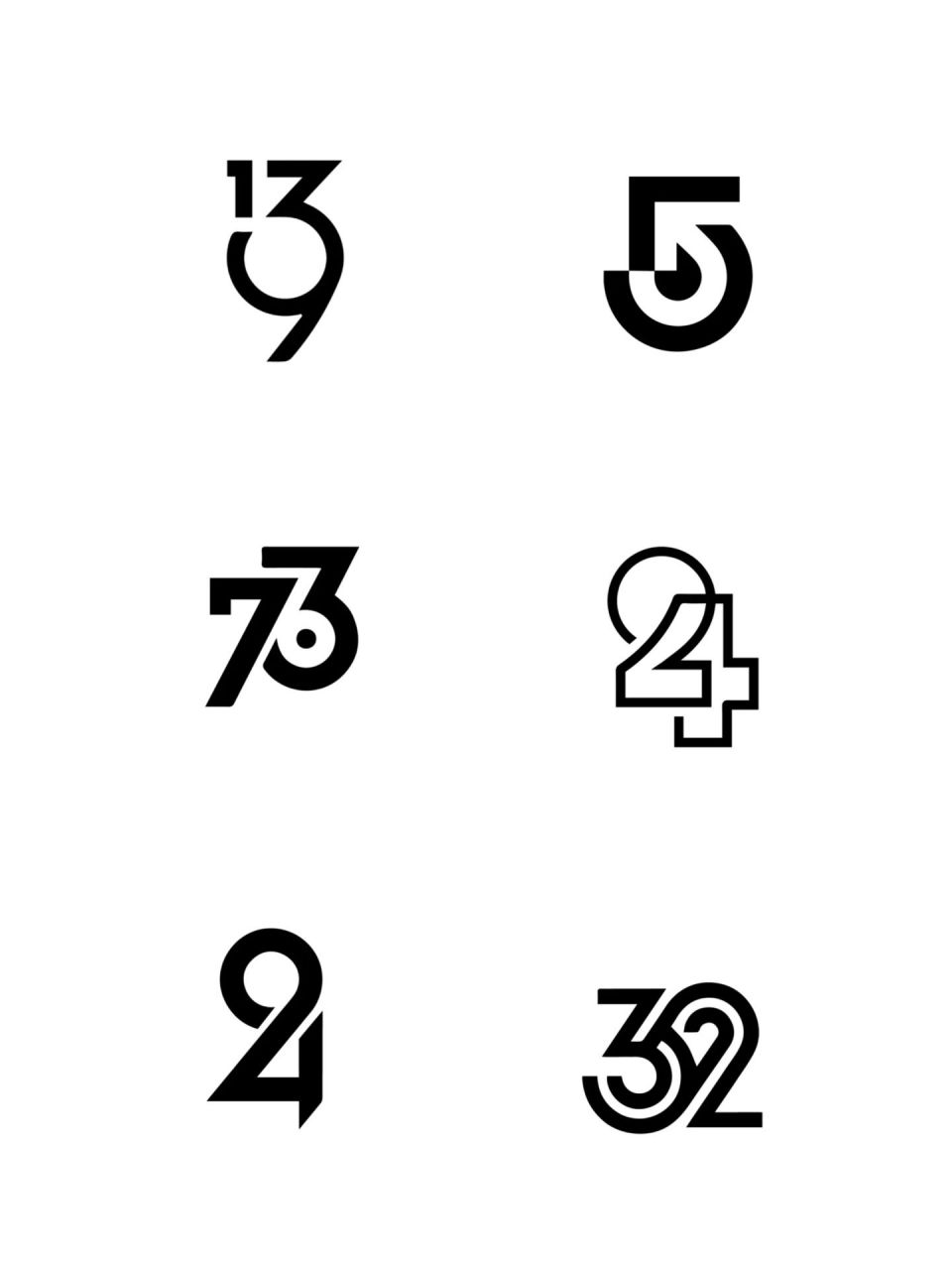 166152661536615创意数字符号logo设计|灵 "99hi,灵感