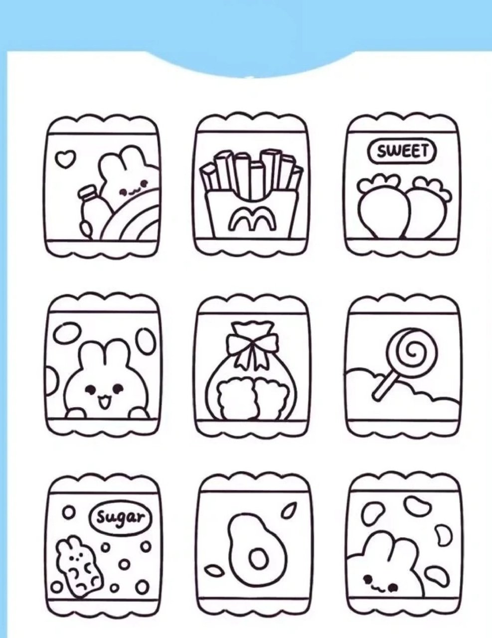 可爱的食物简笔画(点点赞吧 )