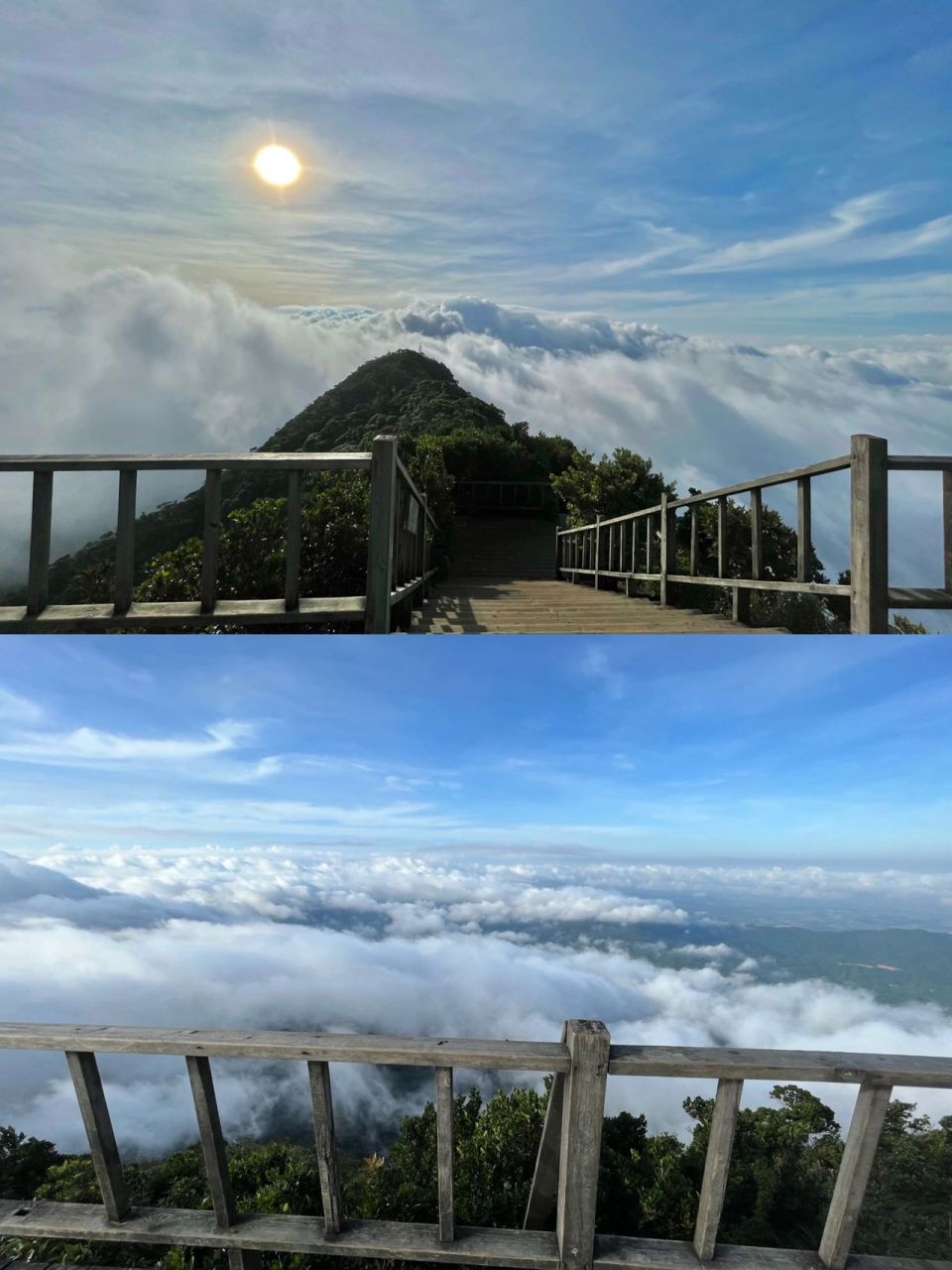 92海南乐东尖峰岭7215总要到山顶看一次云海吧 99海南乐东