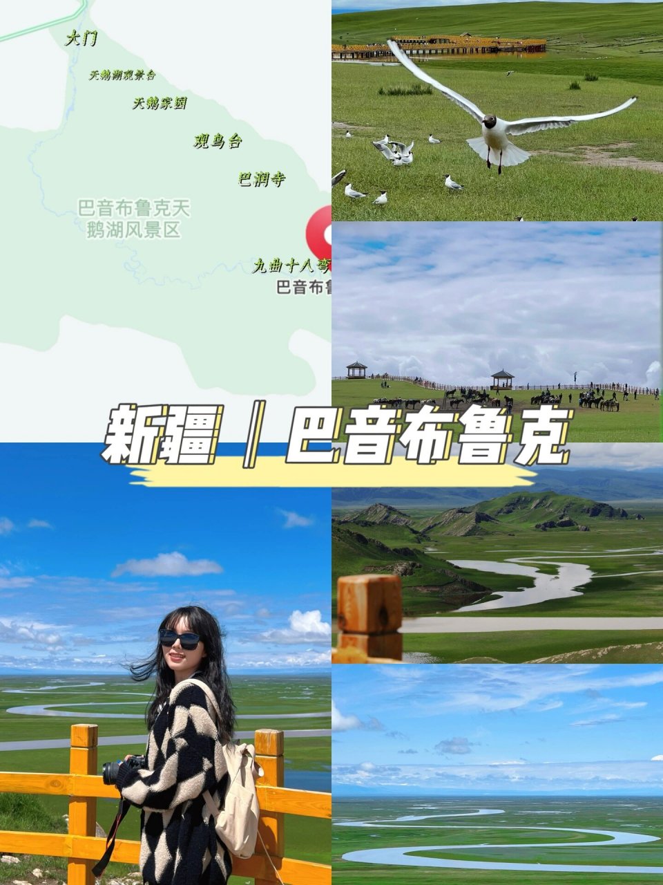 新疆巴音布鲁克草原 8215简介 巴音布鲁克草原景区又名【天鹅湖